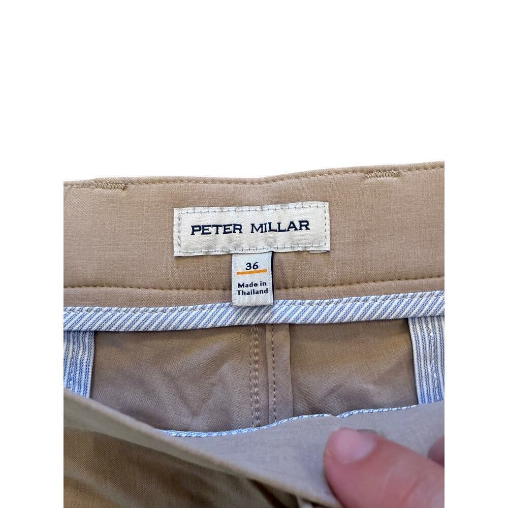 Peter Millar Men's Sand Shackleford Performance Hybrid Classic Shorts Size 36 - Picture 6 of 7